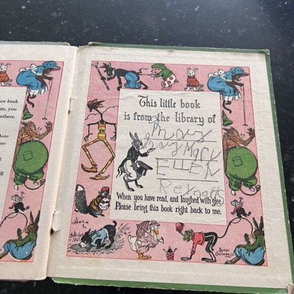 Vintage Uncle Wiggily On Roller Skates Howard‎ R. Garis, Childrens Book, 1940 - Picture 9 of 10